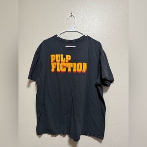 Black Pulp Fiction Graphic T-Shirt